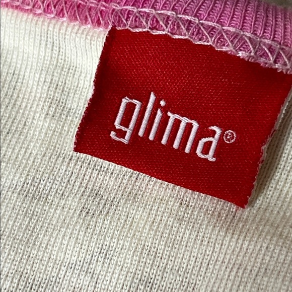 Glima Boho Artsy Top Size M Vintage Y2K Whimsigoth Venice Rose Print Shirt - Picture 2 of 8